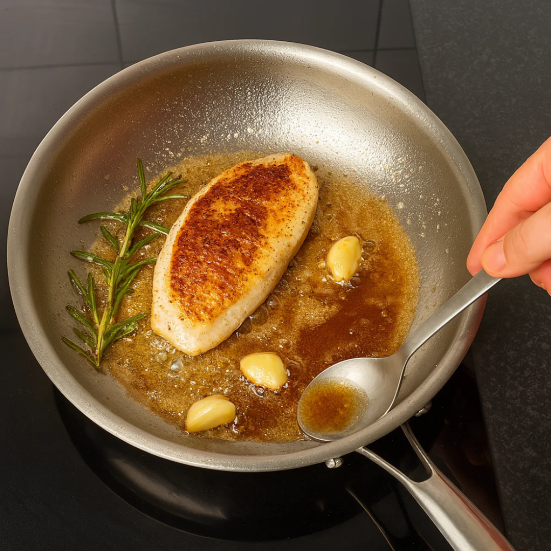Batteria di Cucina Martellata in Titanio Pro