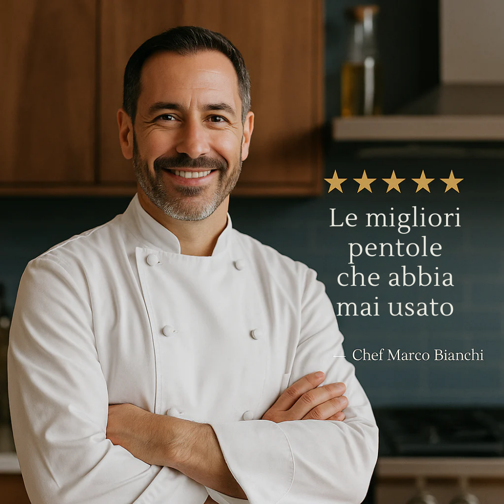 Padella Martellata in Titanio
