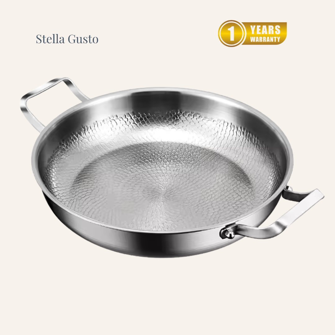 Padella Sauté a Due Manici in Titanio