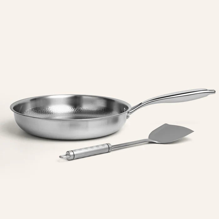 Padella Martellata in Titanio + Utensile